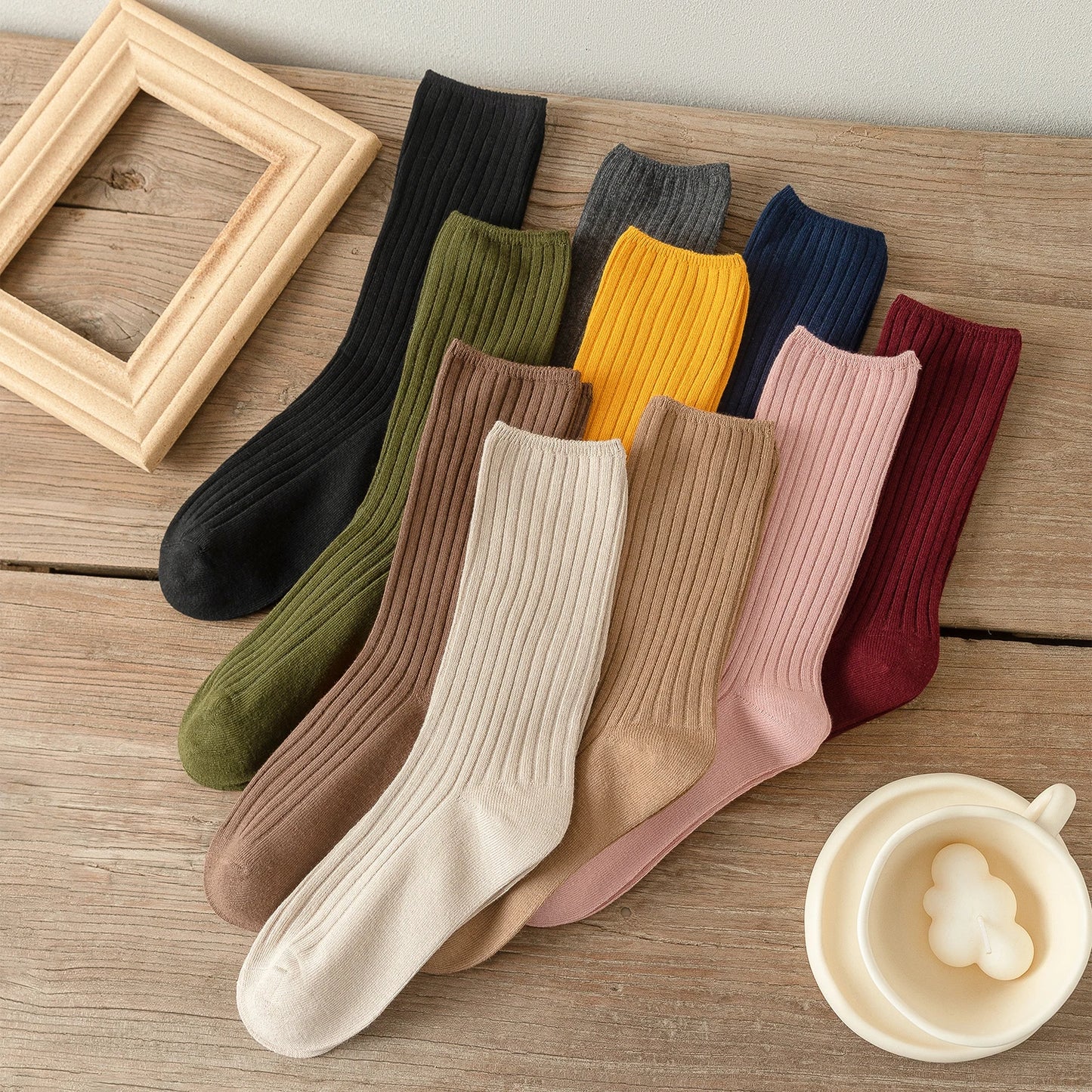 10Pairs Retro Socks